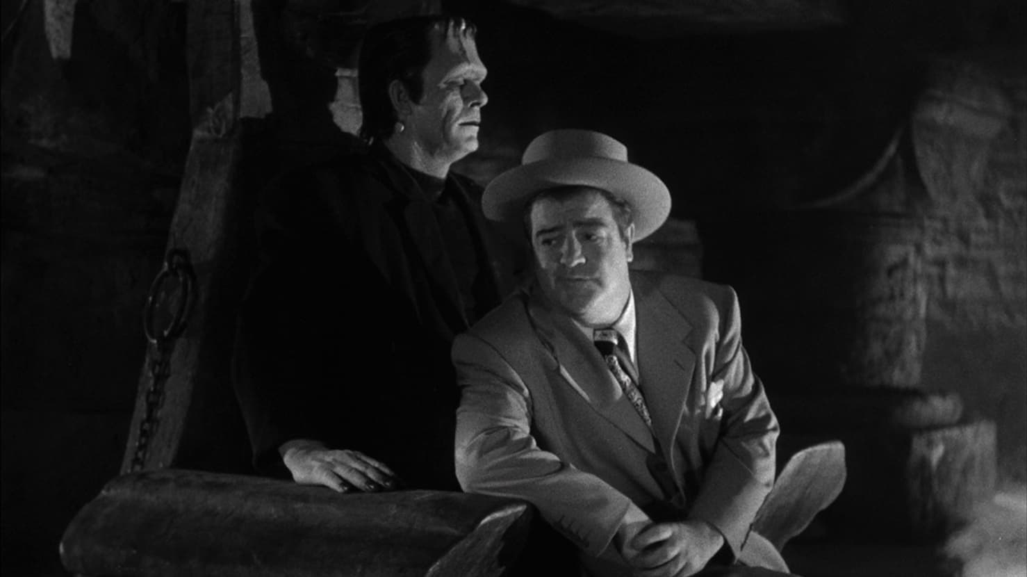 Abbott and Costello Meet Frankenstein backdrop