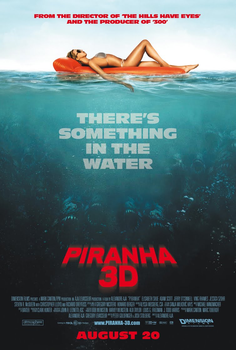 Piranha 3D poster