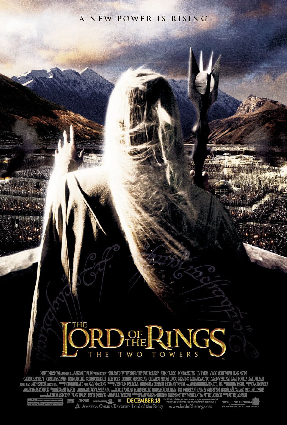 The Lord of the Rings: The Two Towers poster