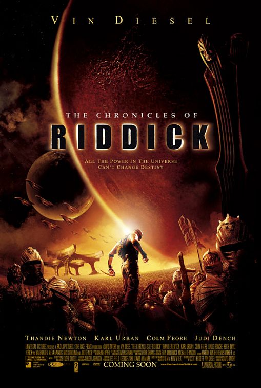 The Chronicles of Riddick poster