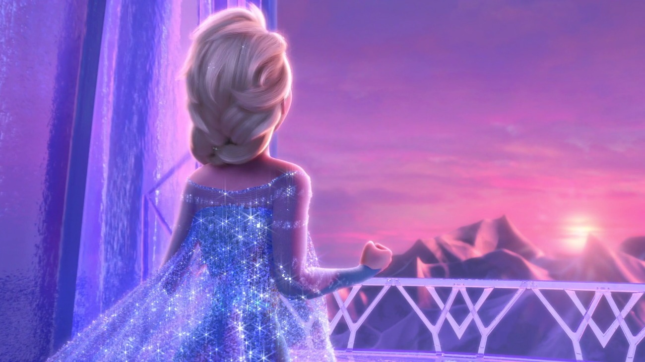 Frozen backdrop