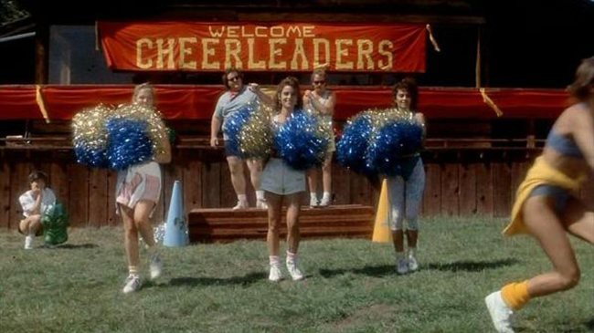 Cheerleader Camp backdrop