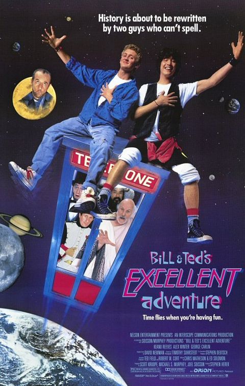 Bill & Ted's Excellent Adventure poster