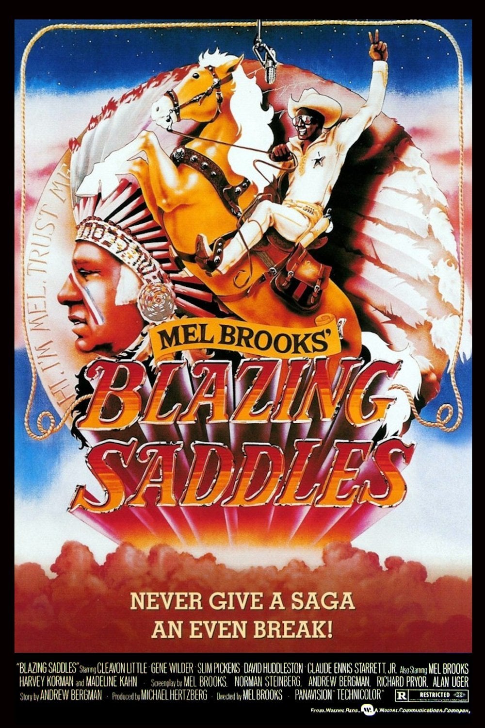 Blazing Saddles poster