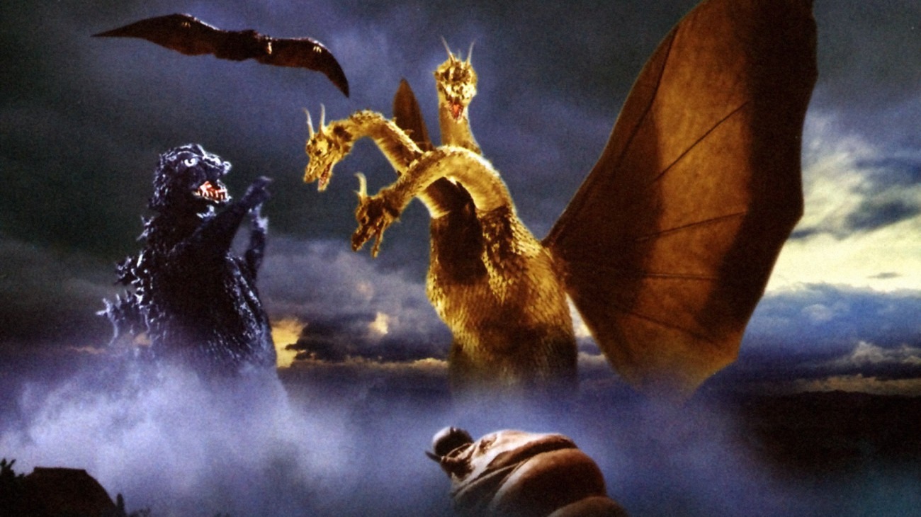 Ghidorah, the Three-Headed Monster backdrop