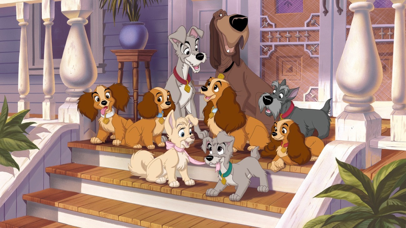 angel lady and the tramp plush