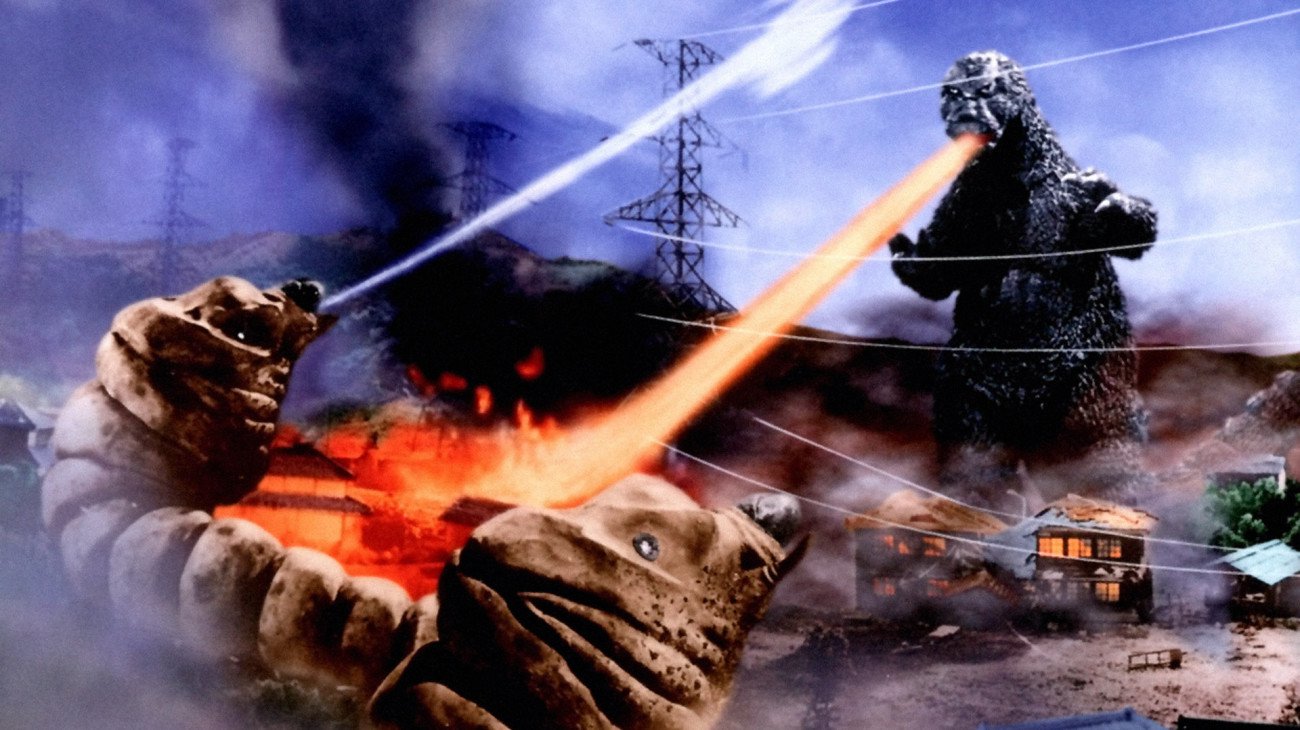 Mothra vs. Godzilla backdrop
