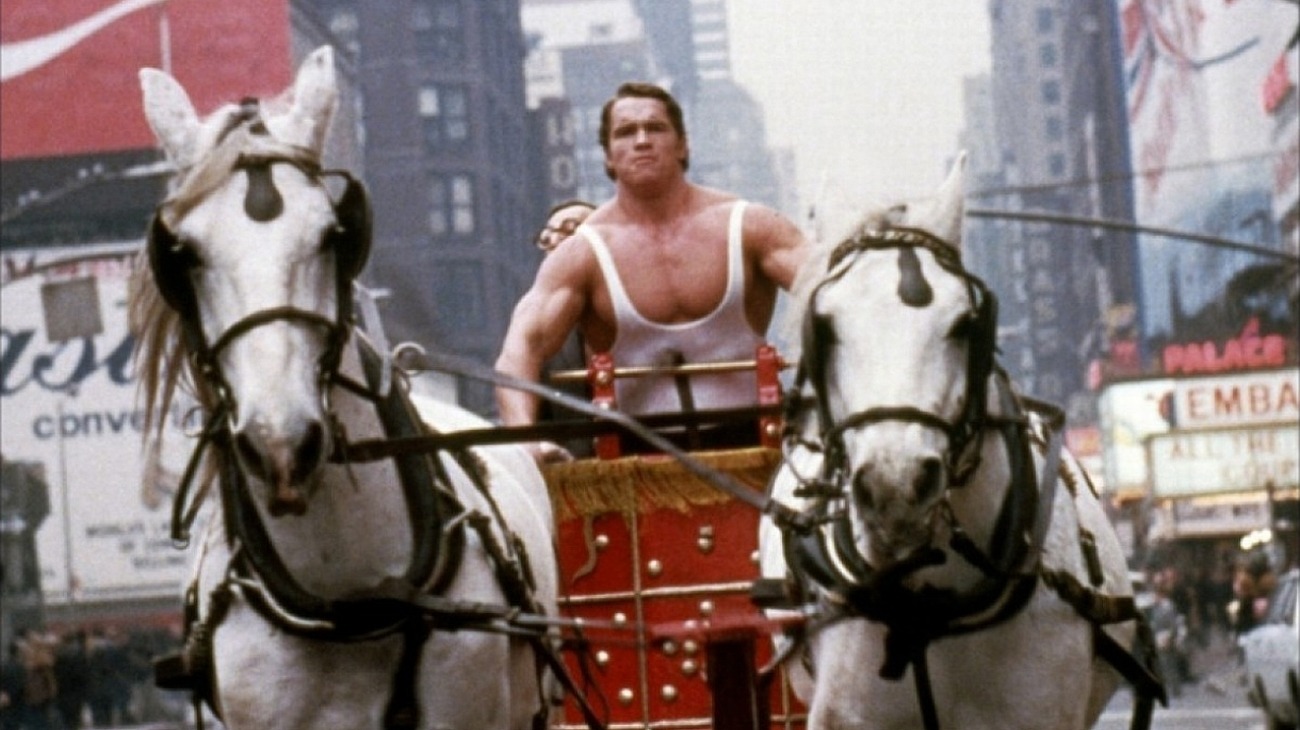 Hercules in New York backdrop