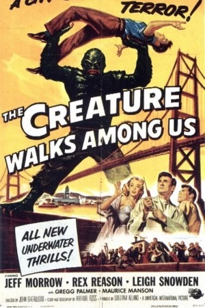 The Creature Walks Among Us poster