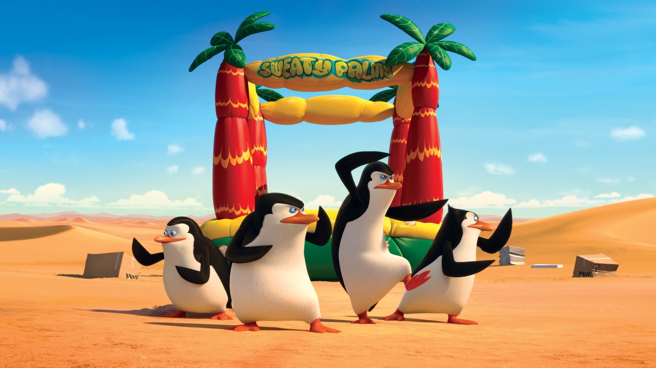 Penguins of Madagascar backdrop