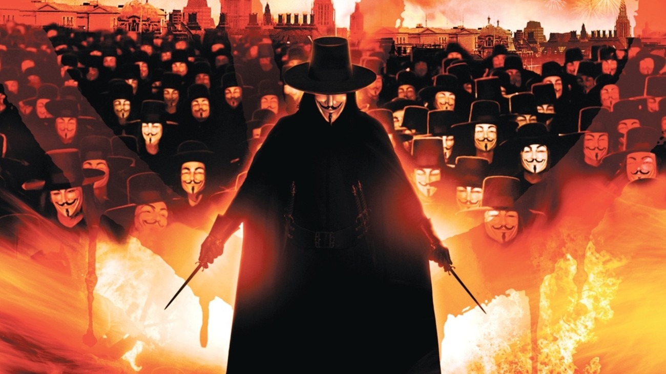 V for Vendetta backdrop