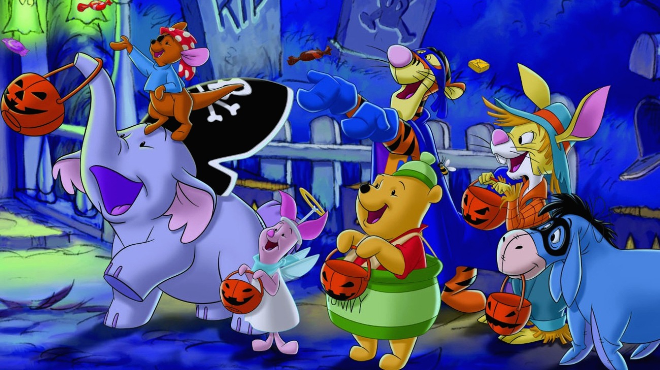 Pooh's Heffalump Halloween Movie backdrop