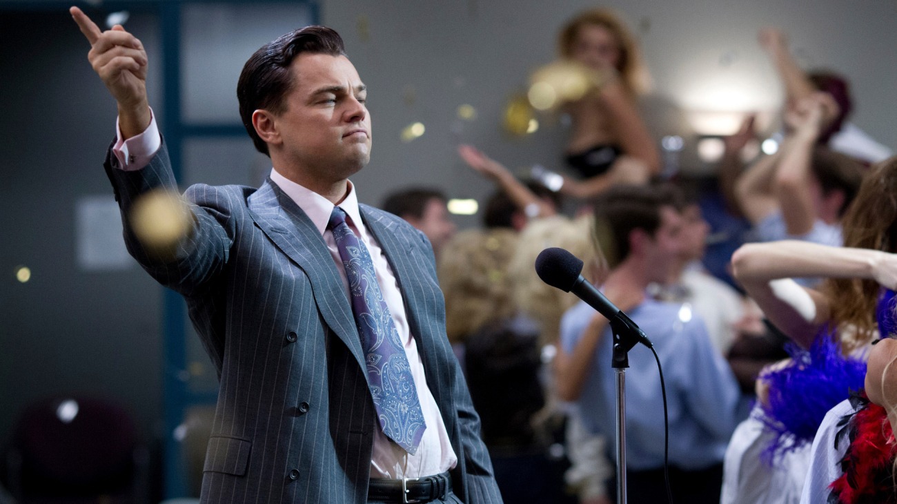 The Wolf of Wall Street backdrop