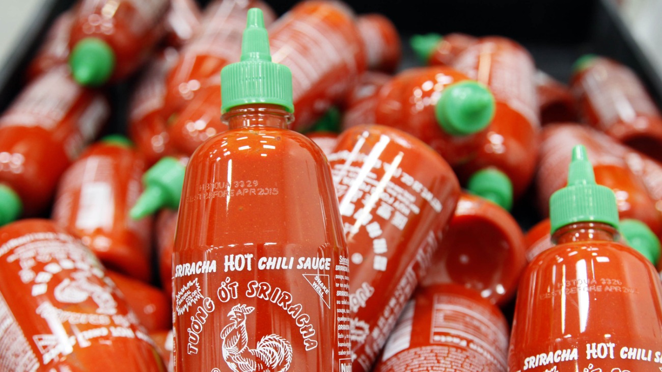 Sriracha backdrop