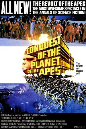 Conquest of the Planet of the Apes poster