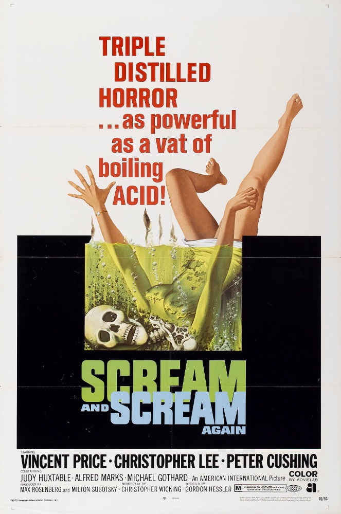 Scream and Scream Again poster