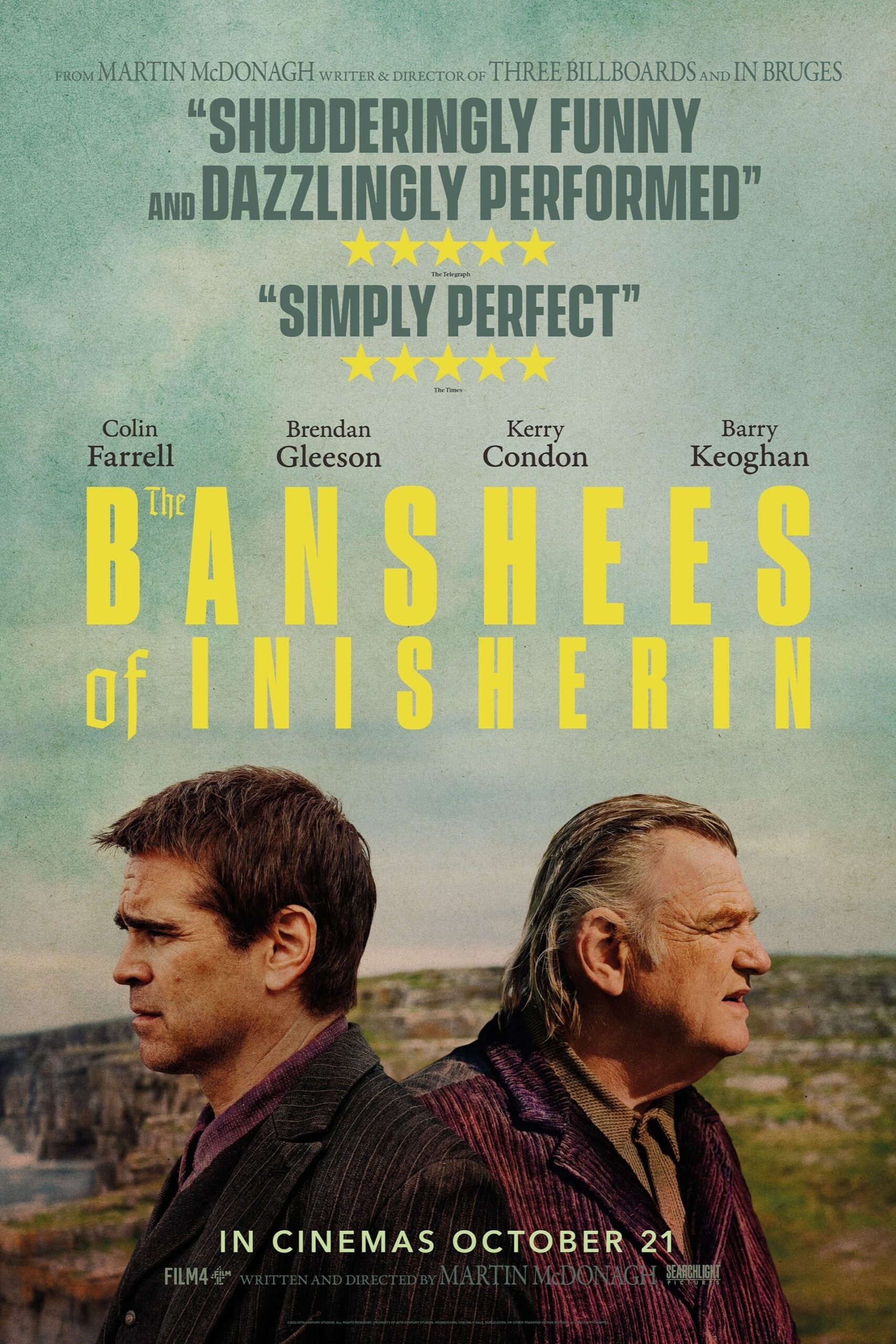 movie reviews the banshees of inisherin