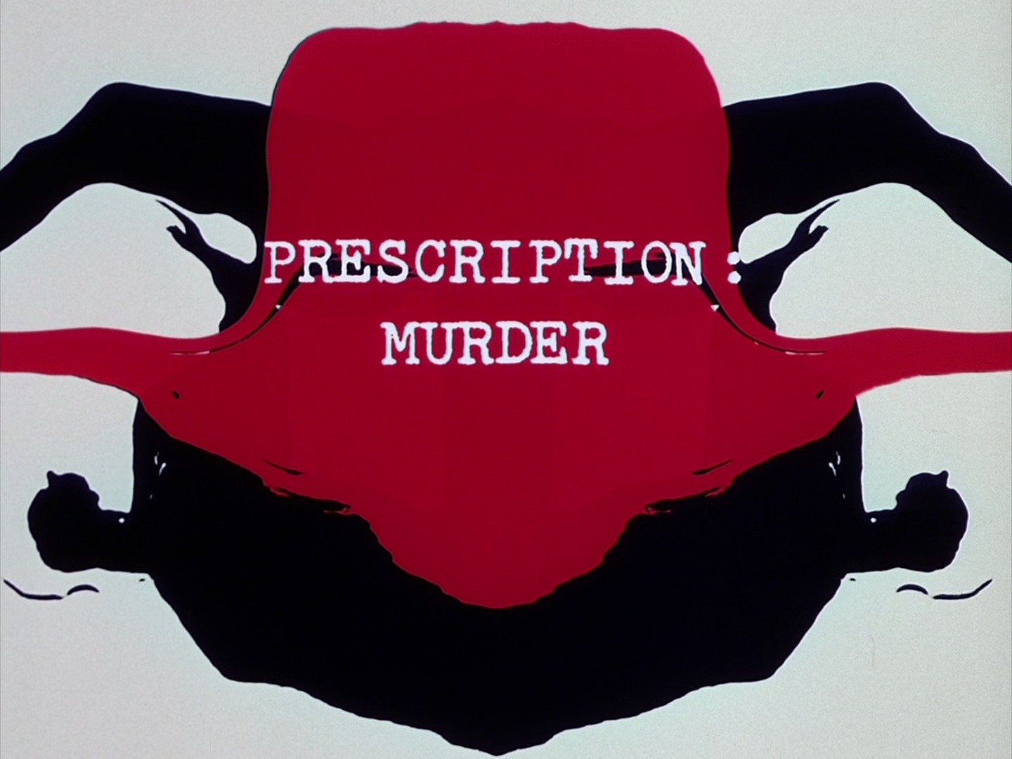 Prescription: Murder poster