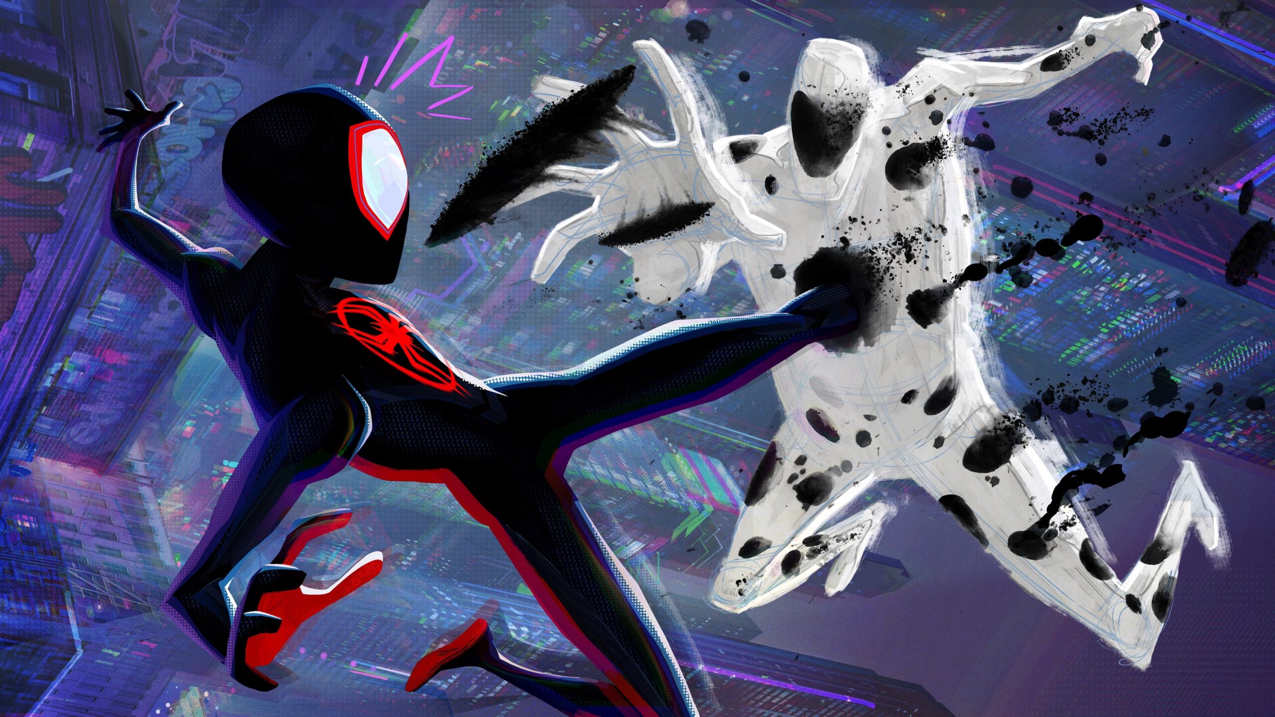 Spider Man Across The Spiderverse Wallpaper in 2023